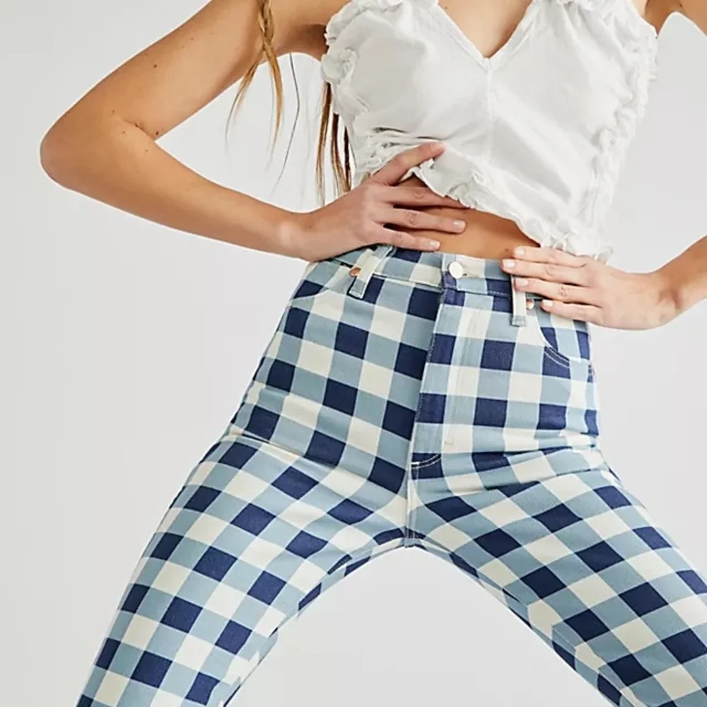 Wrangler Checkered Jeans - Picture 3 of 9